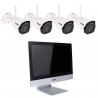 5Mp WiFi kamerový systém Secutek SLG-3604M4 - 4 kamery, 12" LCD NVR