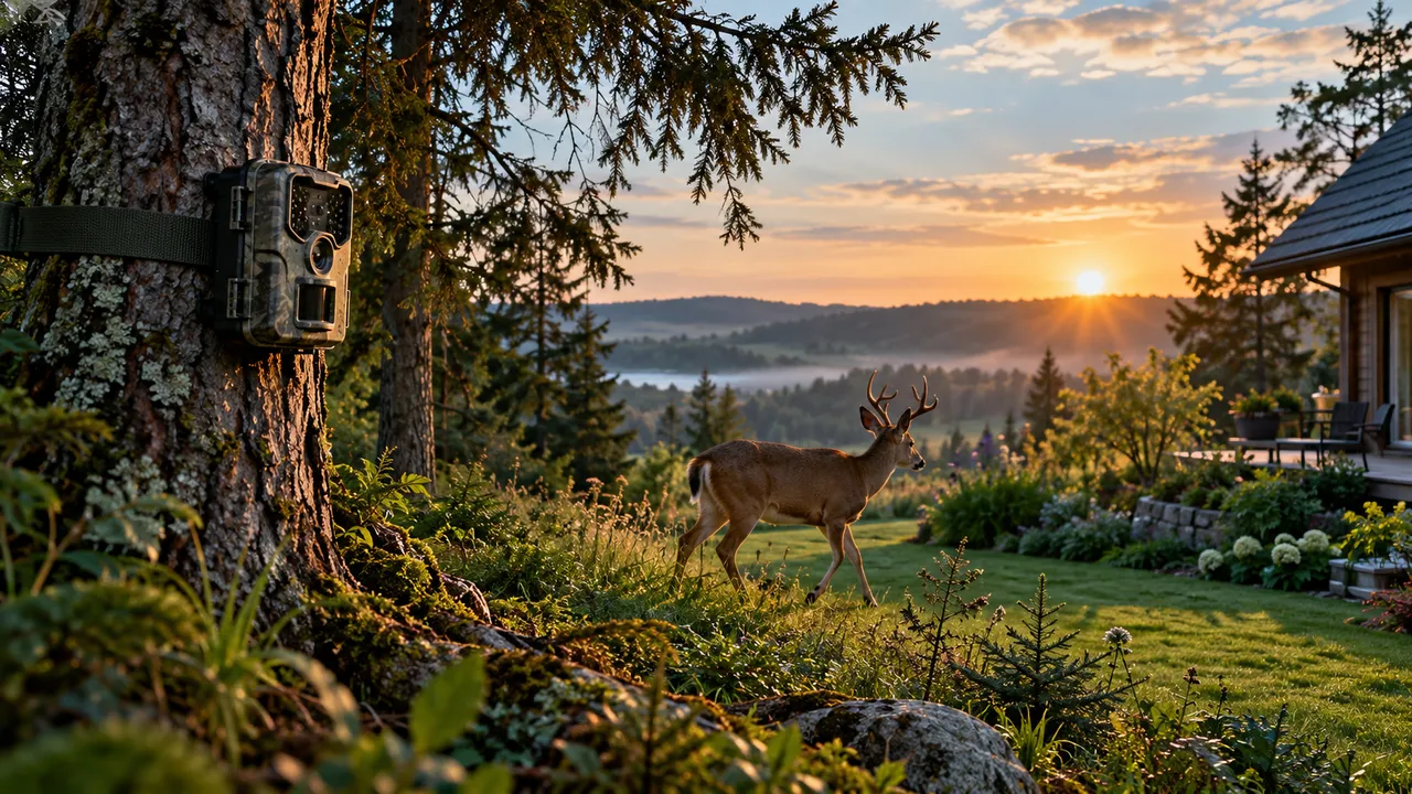 Ilustrační fotografie: pozorování zvěře na vlastním pozemku